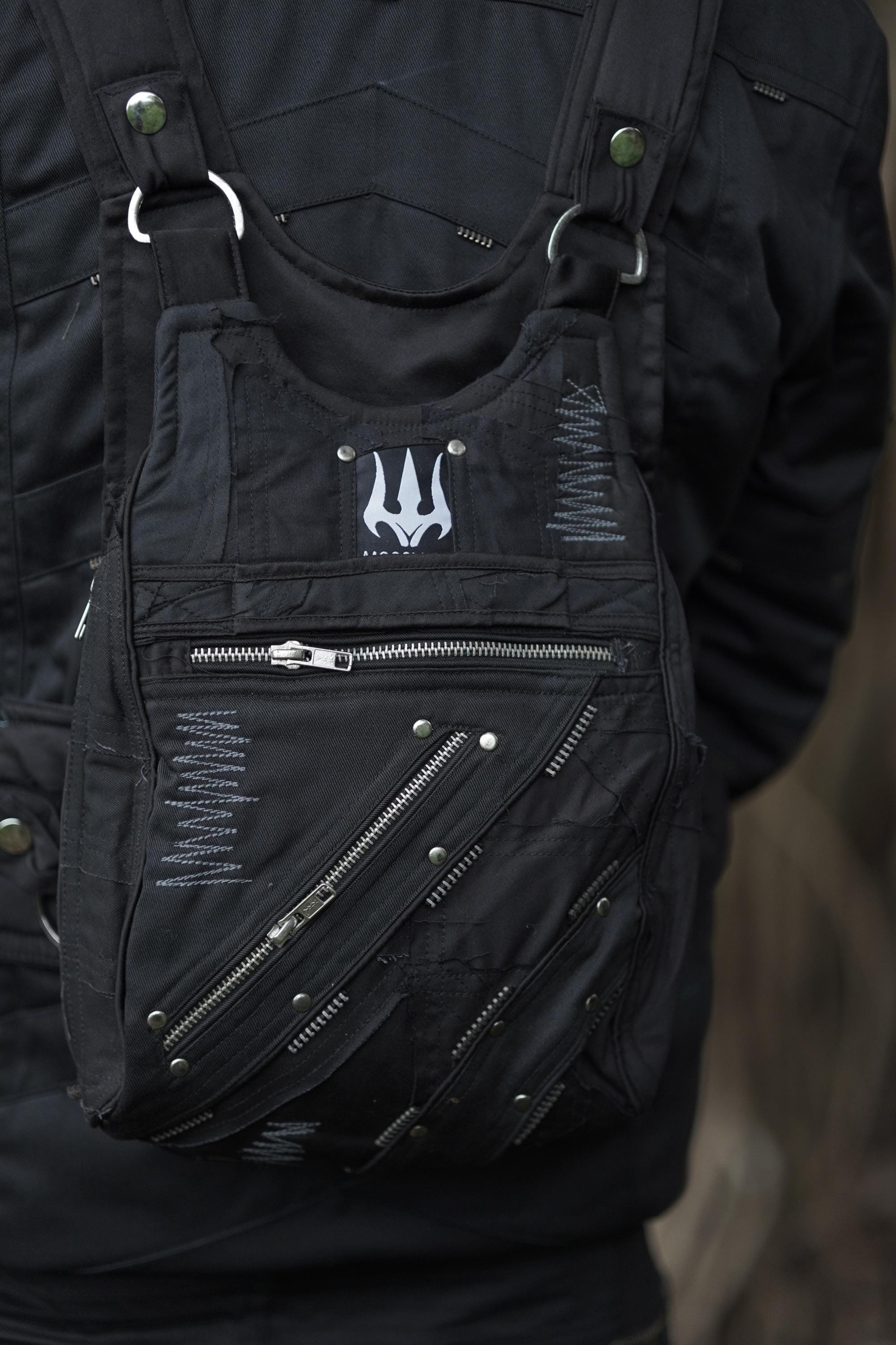 Heavy Cotton Patch kaleido tribe Ninja Bag — view 6