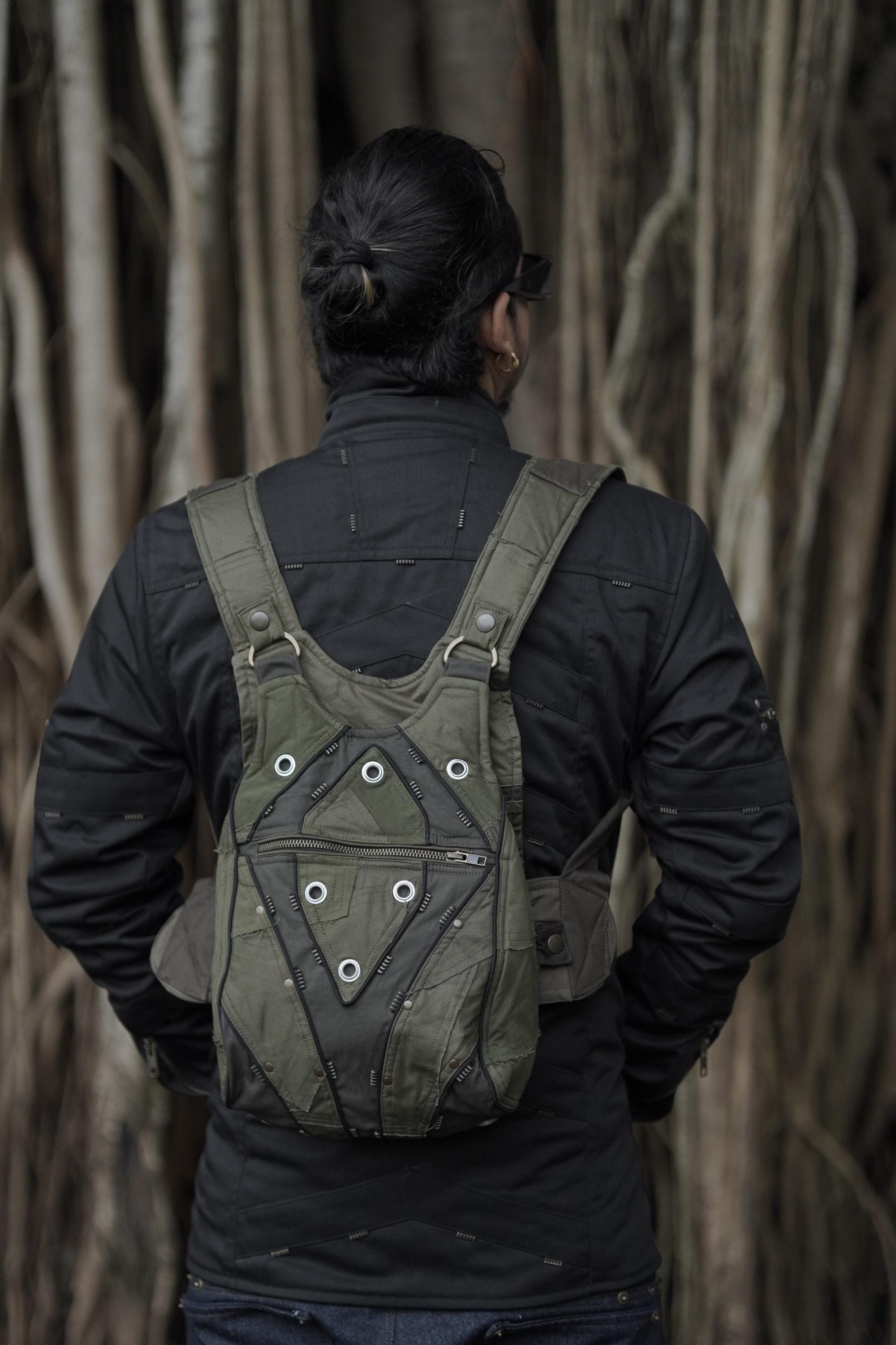 Handmade Cotton Patch Sling Bag — view 6
