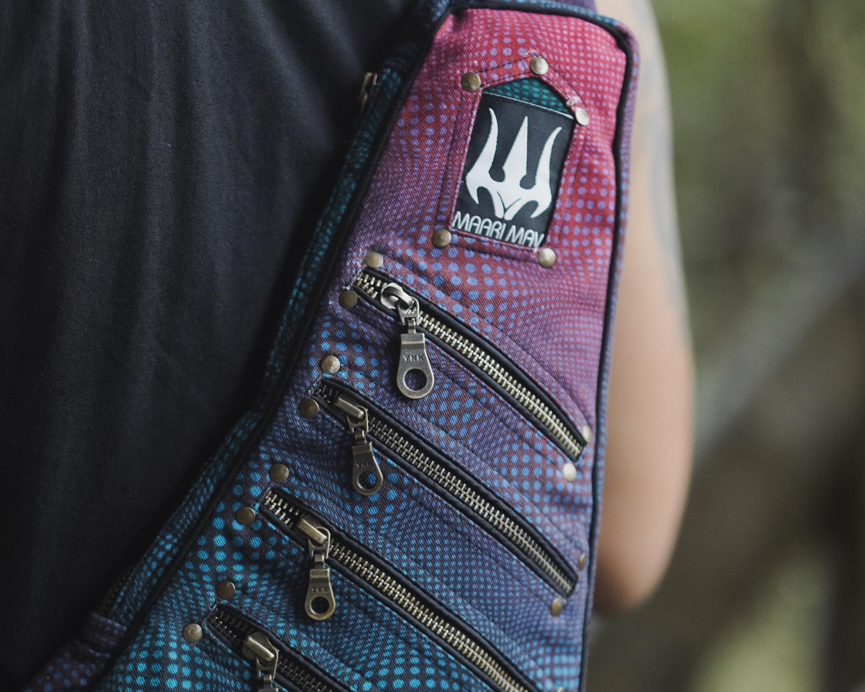 Printed Cotton Twill Sling Bag