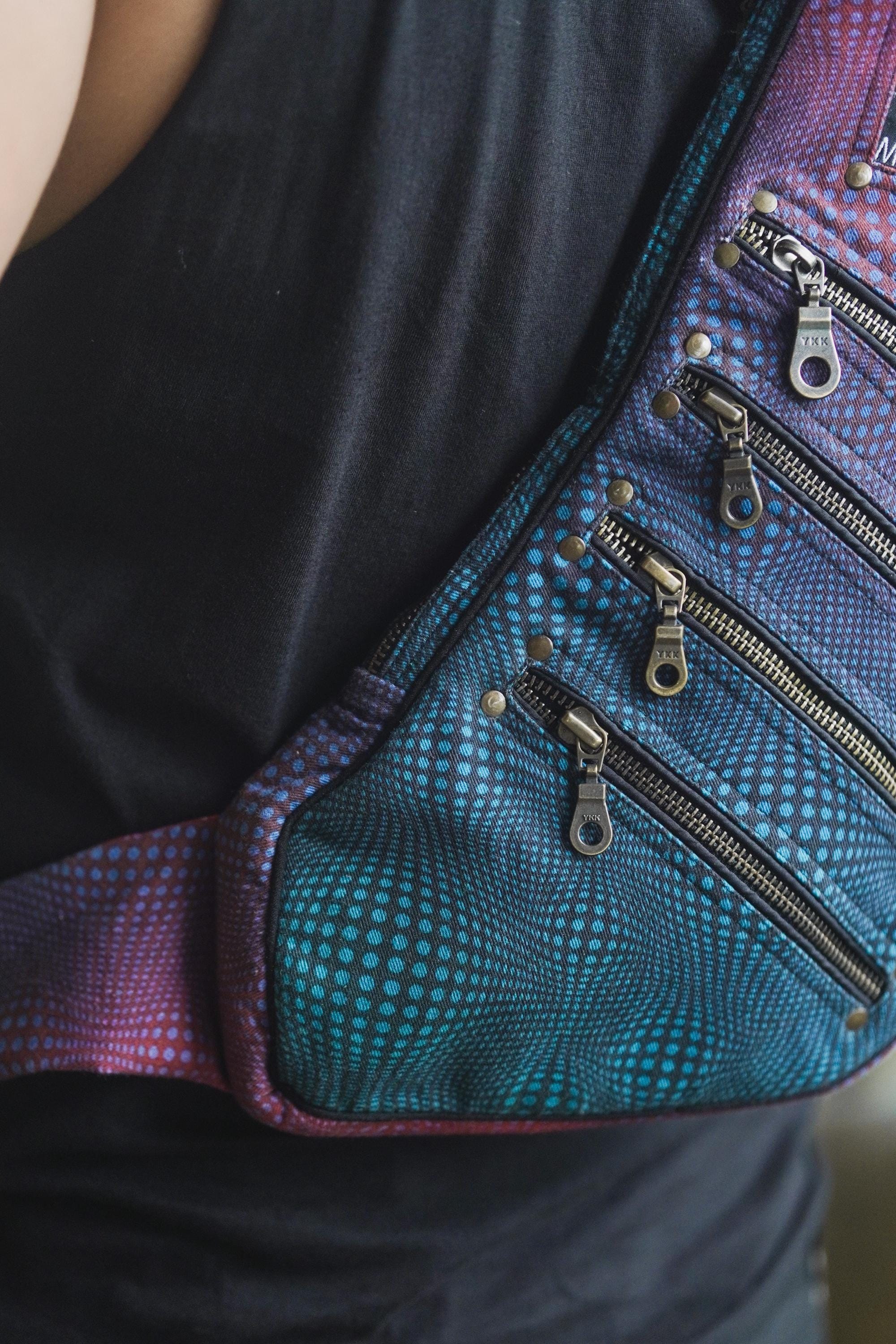 Printed Cotton Twill Sling Bag — view 5